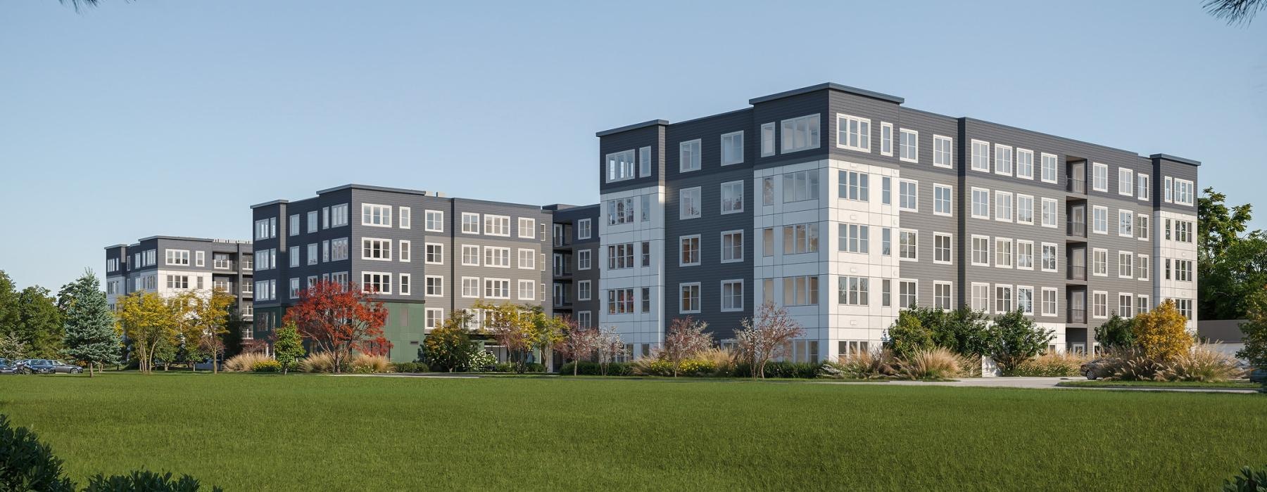 a large building with many windows