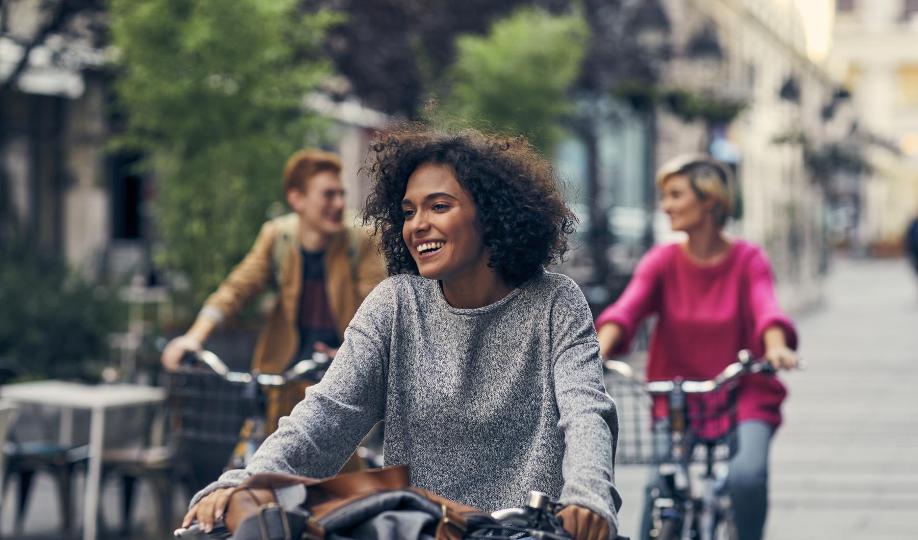 Find your perfect fit at Alta Abington a person riding a bicycle